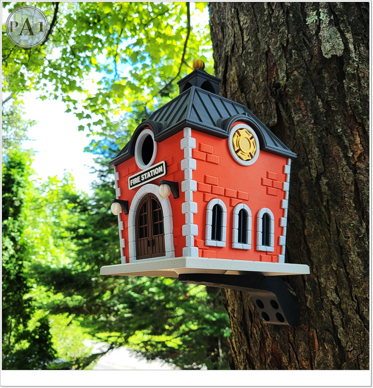 Fire Station Bird House