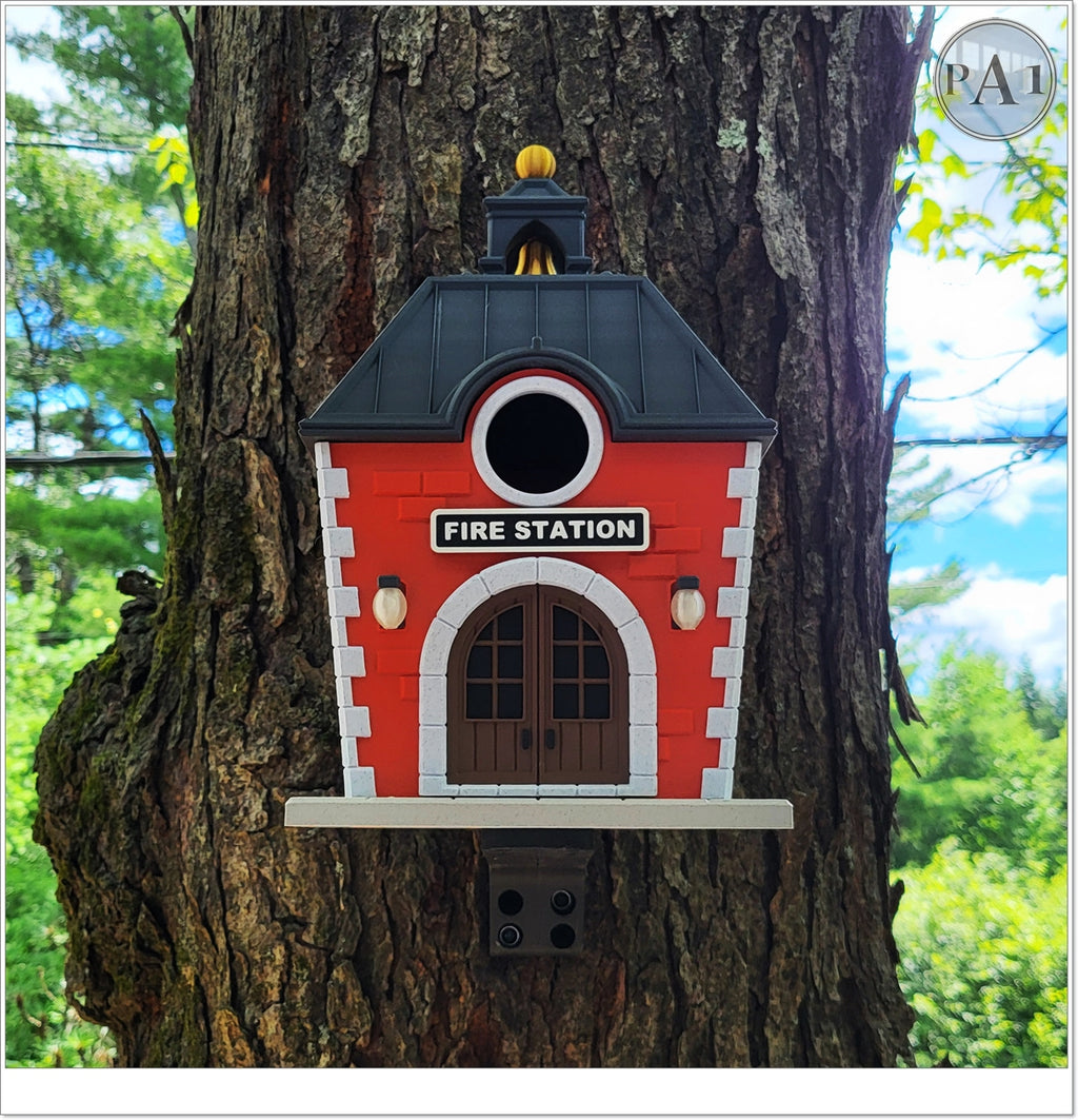 Fire Station Bird House
