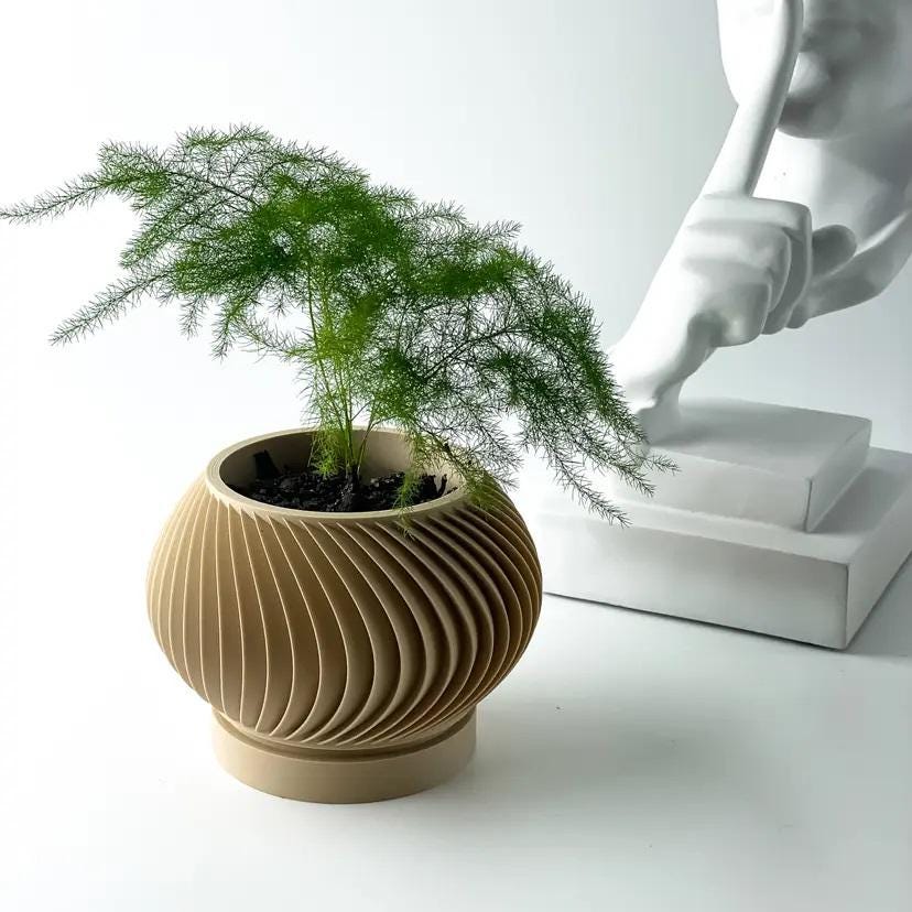 The Caleth Planter Pot, Home decor, interior decor, interior design, decorations, flowers, vase, table top, mantle, fireplace, housewarming