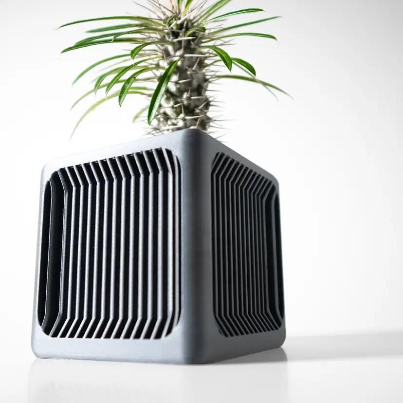 The Rovo Square Planter, Home decor, interior decor, decorations, flowers, table top, mantle, fireplace, housewares, housewarming