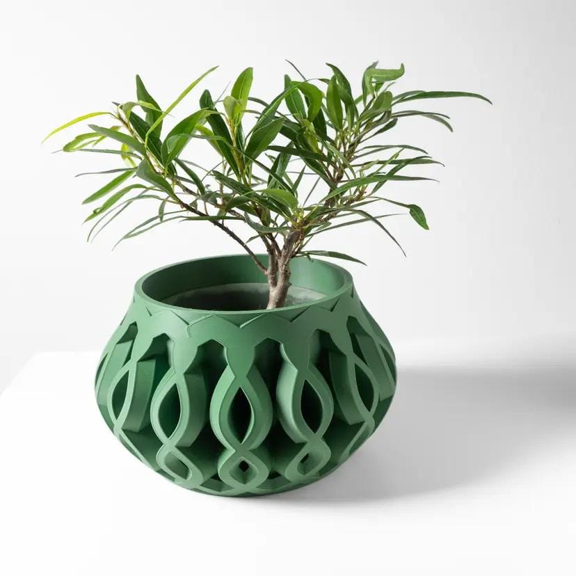 The Cylas Planter Pot, Home decor, interior decor, interior design, flowers, vase, tabletop, mantle, Flowerpot, housewarming, planter pot,