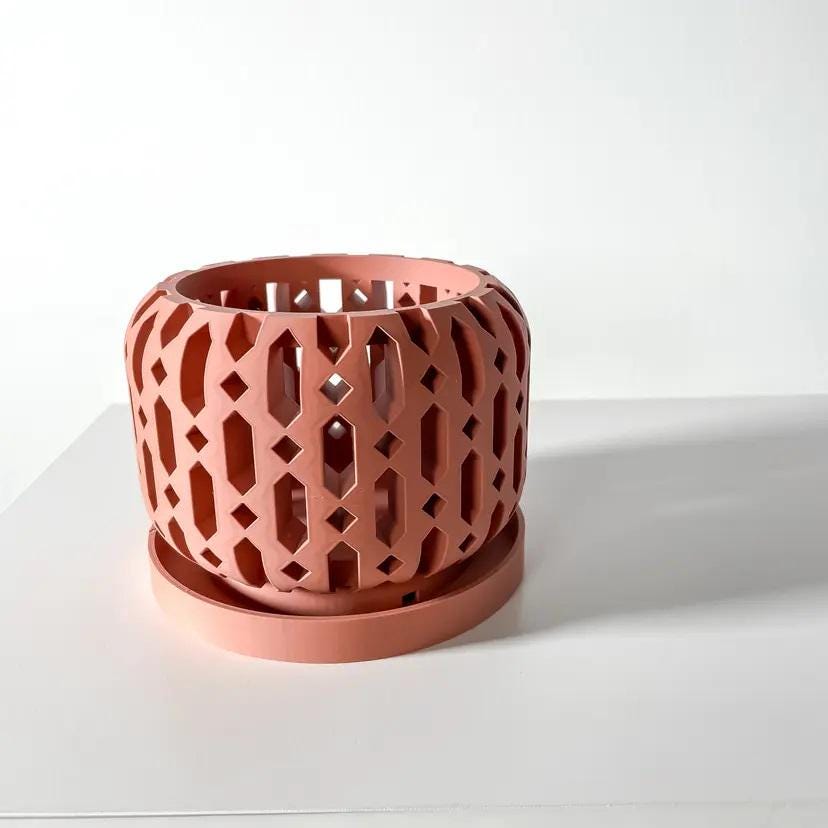 The Ritar Orchid Pot, Home decor, interior decor, Planter Pot, decorations, flowerpot, tabletop, mantle, housewares, housewarming, bookshelf