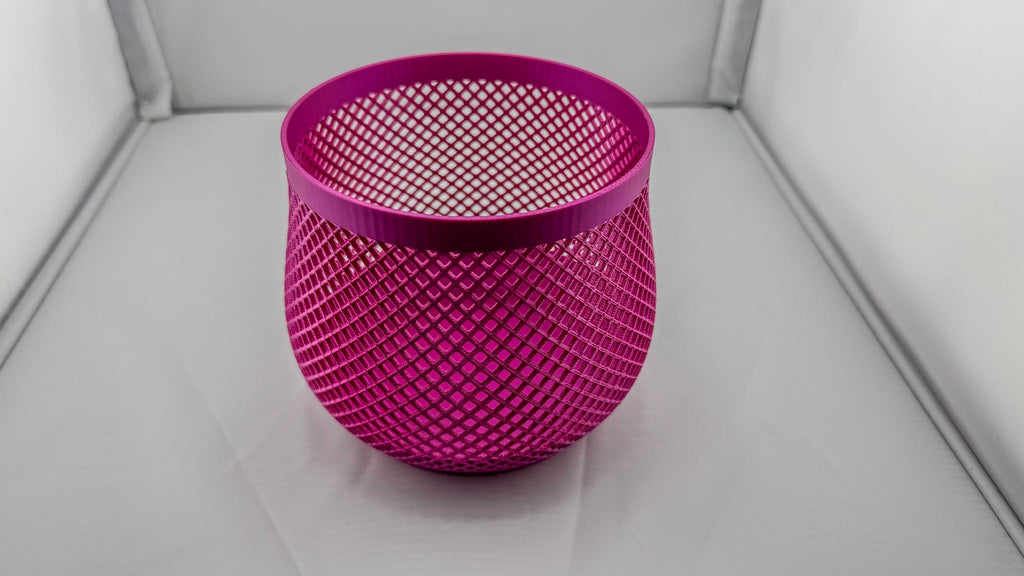 Wide mouth, small mesh Orchid Pot.