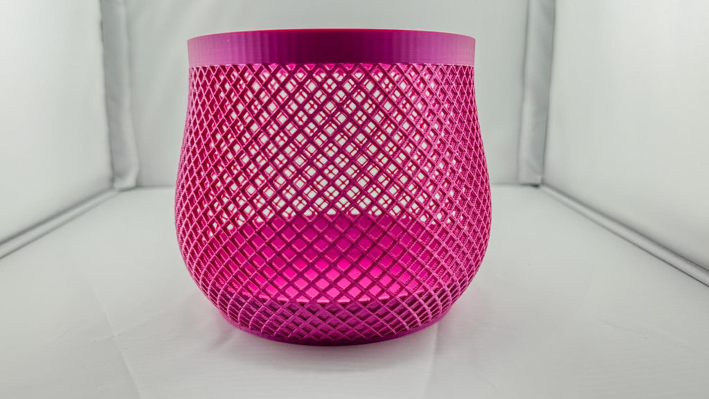 Wide mouth, small mesh Orchid Pot.