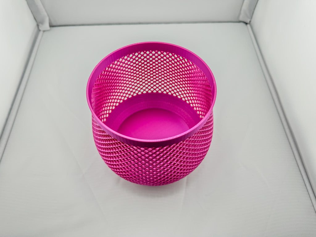 Wide mouth, small mesh Orchid Pot.