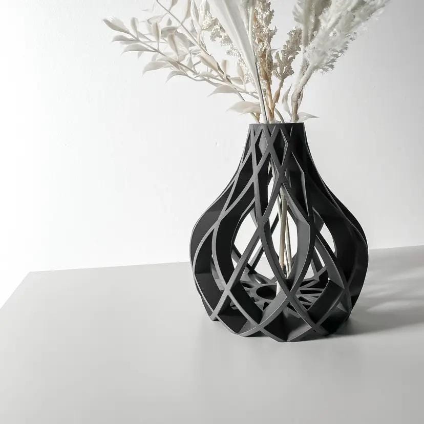 The Vukan Vase, Home decor, interior decor, interior design, decorations, flowers, vase, table top, desktop, mantle, fireplace, housewarming