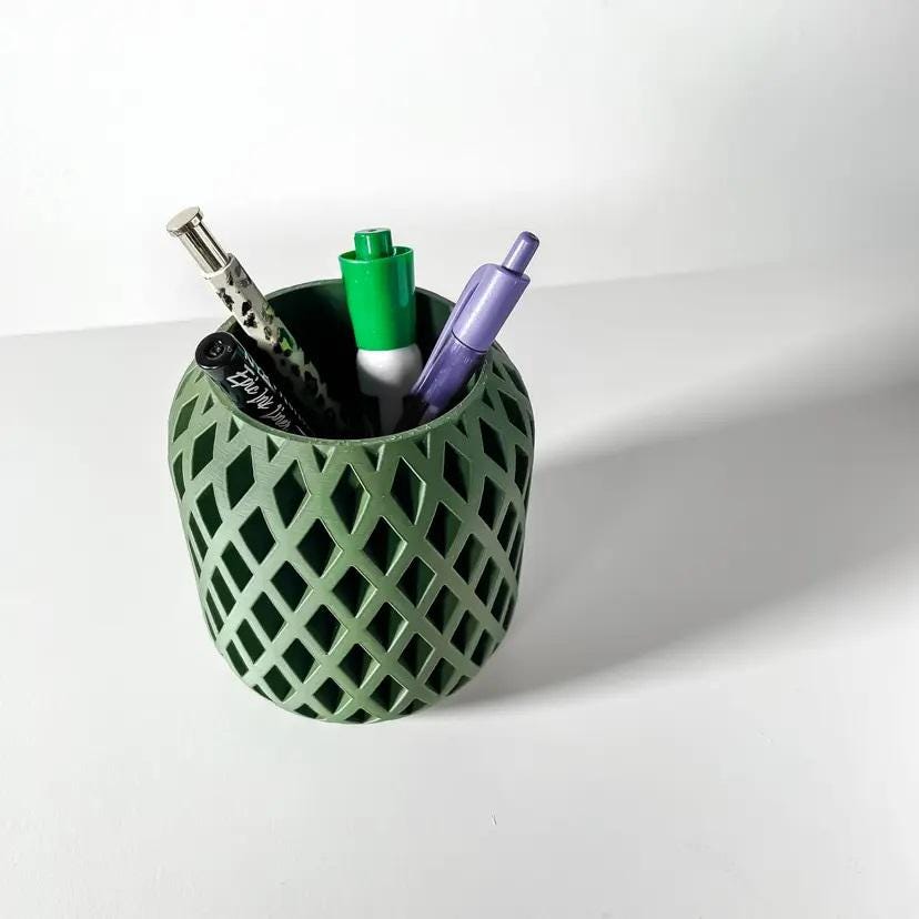The Atila Pen Holder, Home office, interior design, pencils, pens,  table top, desktop, housewarming, office, organization