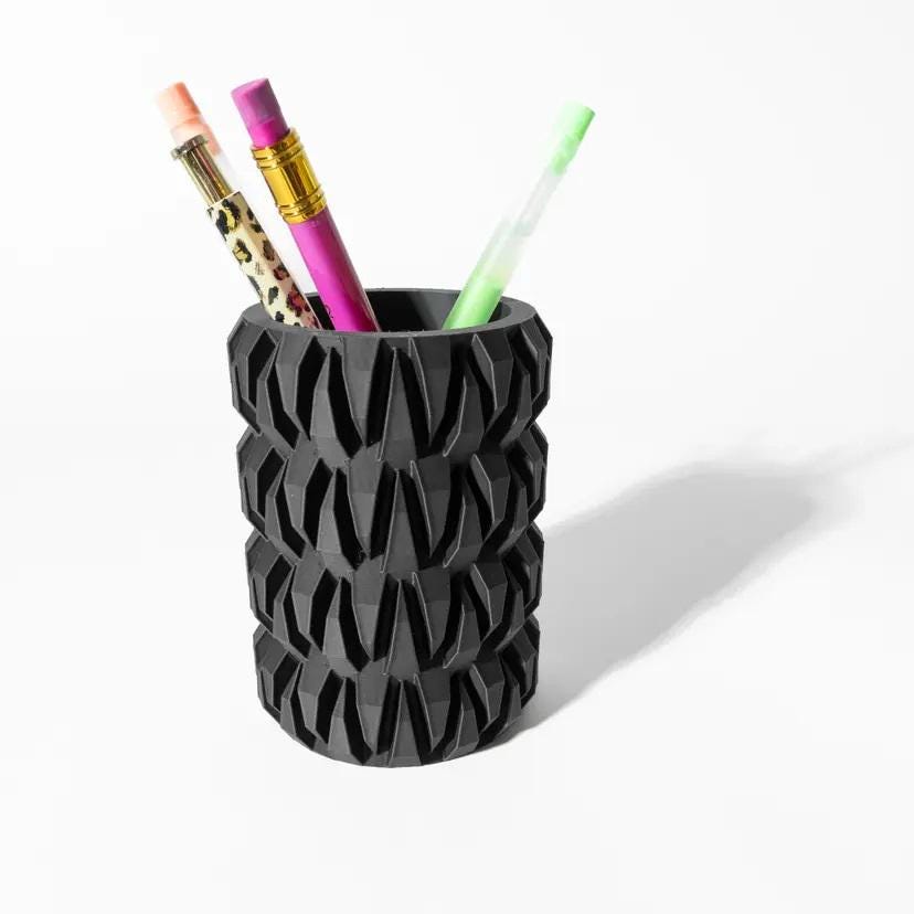 Amiko Pen Holder, desktop, housewares, housewarming, office, home office, pen holder, pencils, pens, organizer, organization