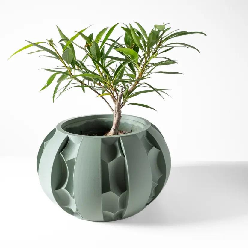 The Erna Planter Pot, Home decor, interior decor, Planter Pot, decorations, flowerpot, vase, tabletop, mantle, housewarming, bookshelf