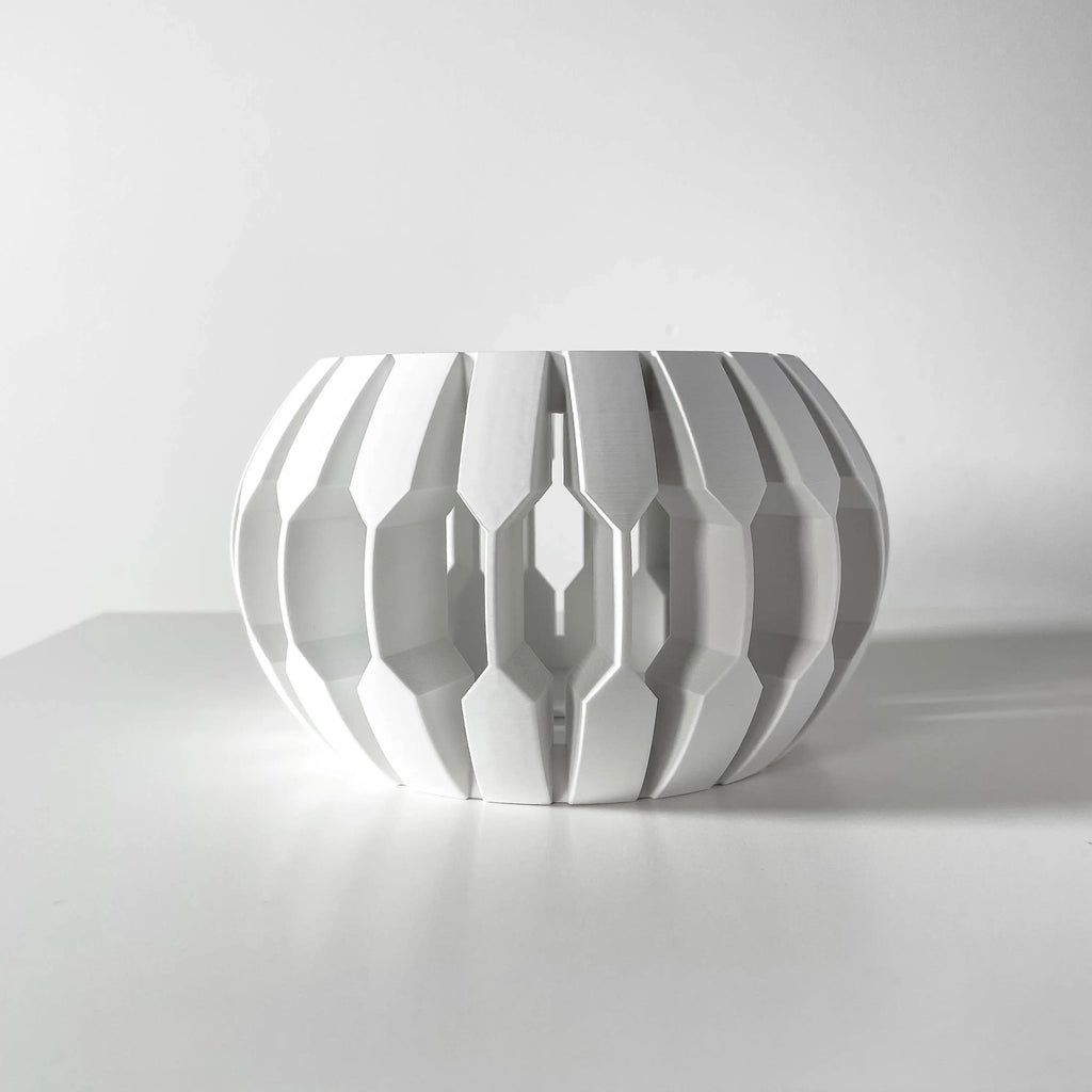 The Garni Modern PLA Plastic Orchid Pot, Elegant Home Decor