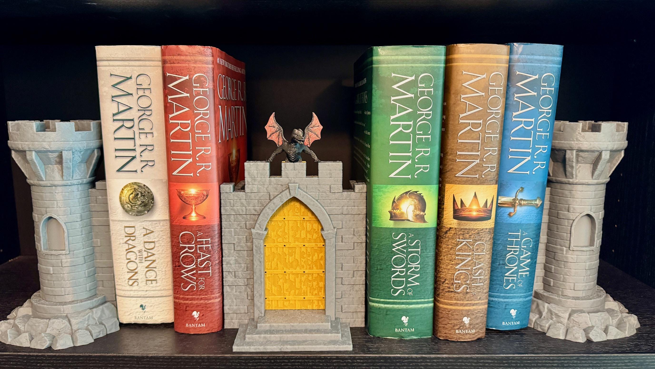 Castle Bookends, Castle Fantasy, Decorative Collectables, Booklovers, Fantasy Lovers, Cradtykid3D