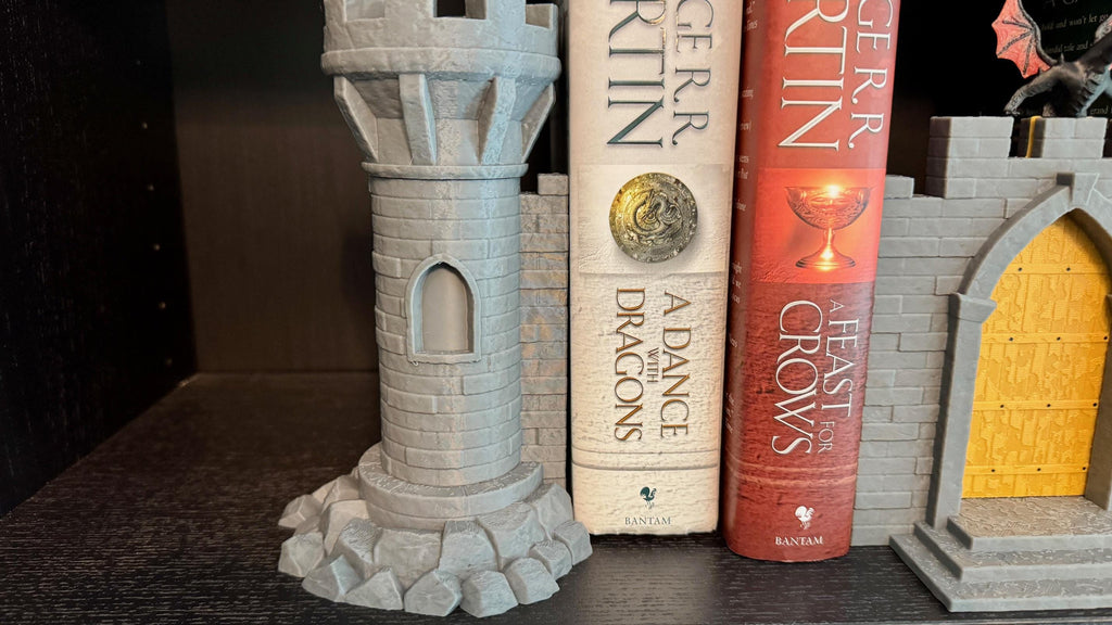 Castle Bookends, Castle Fantasy, Decorative Collectables, Booklovers, Fantasy Lovers, Cradtykid3D
