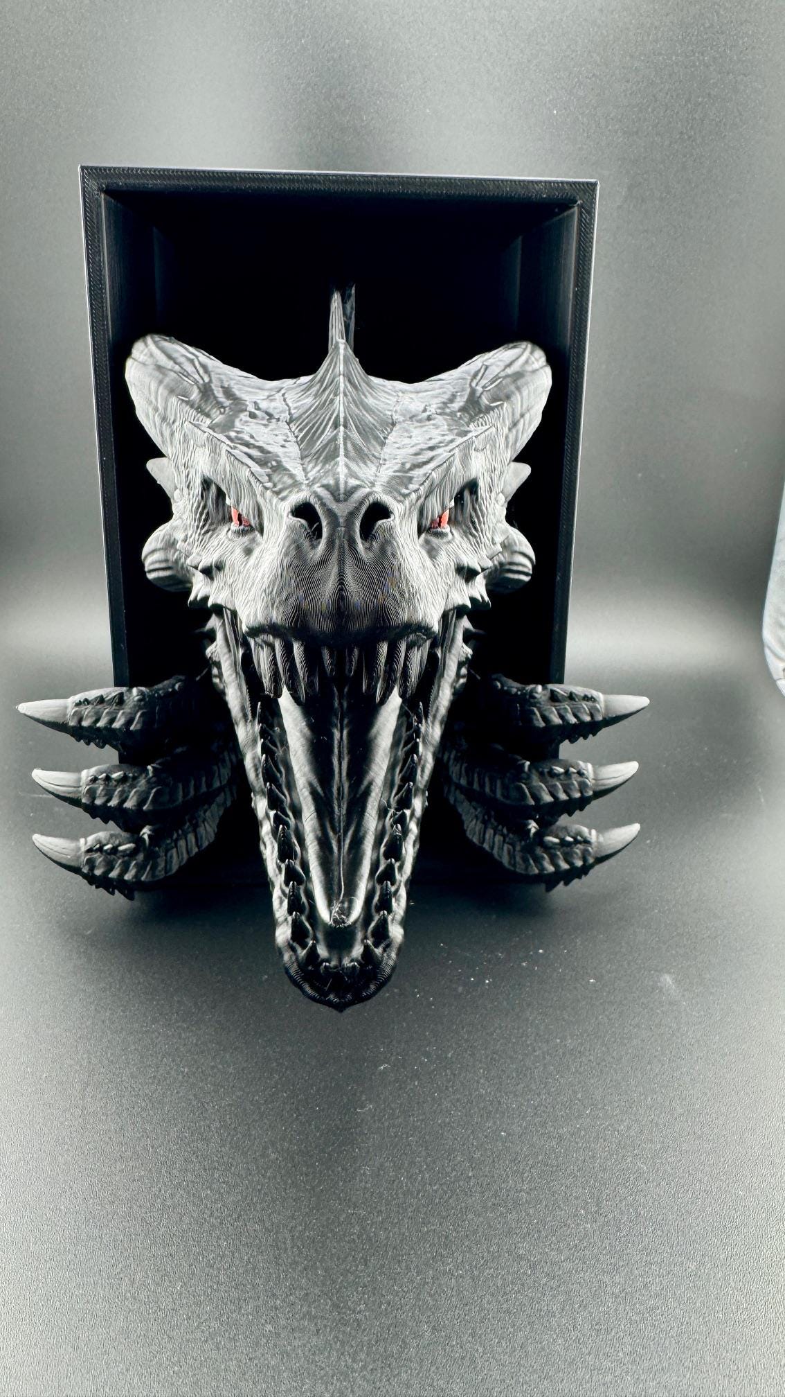 Dragon Awakening Book Nook or Wall Plaque, Fantasy Lovers, Dragon Lovers, Book Lovers, CraftyKid3D