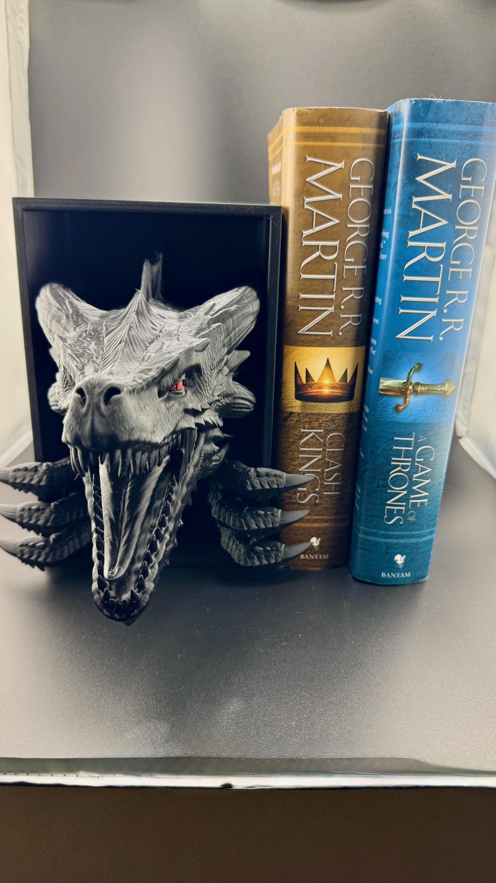 Dragon Awakening Book Nook or Wall Plaque, Fantasy Lovers, Dragon Lovers, Book Lovers, CraftyKid3D