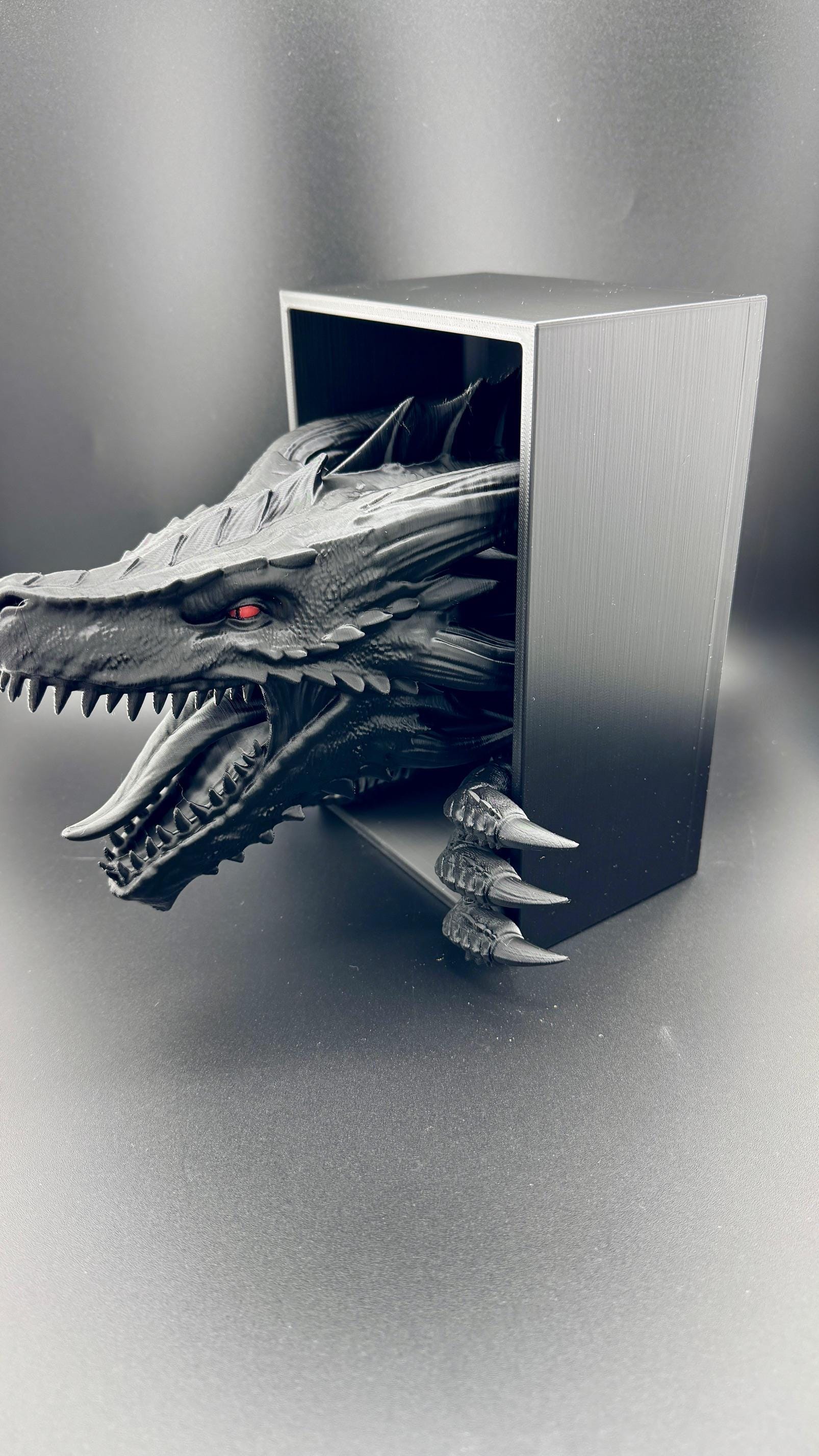 Dragon Awakening Book Nook or Wall Plaque, Fantasy Lovers, Dragon Lovers, Book Lovers, CraftyKid3D