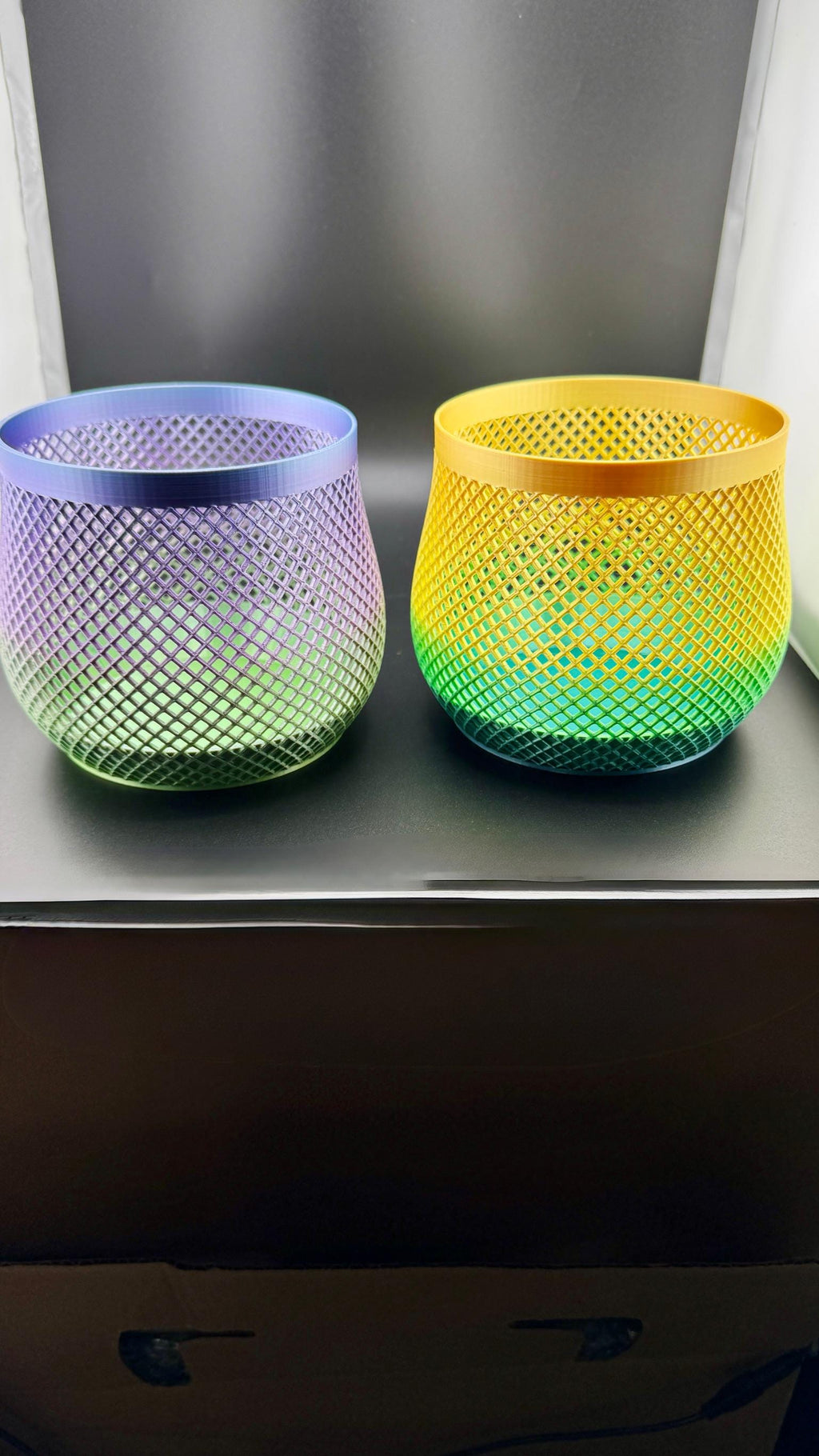 Wide mouth, small mesh Orchid Pot.