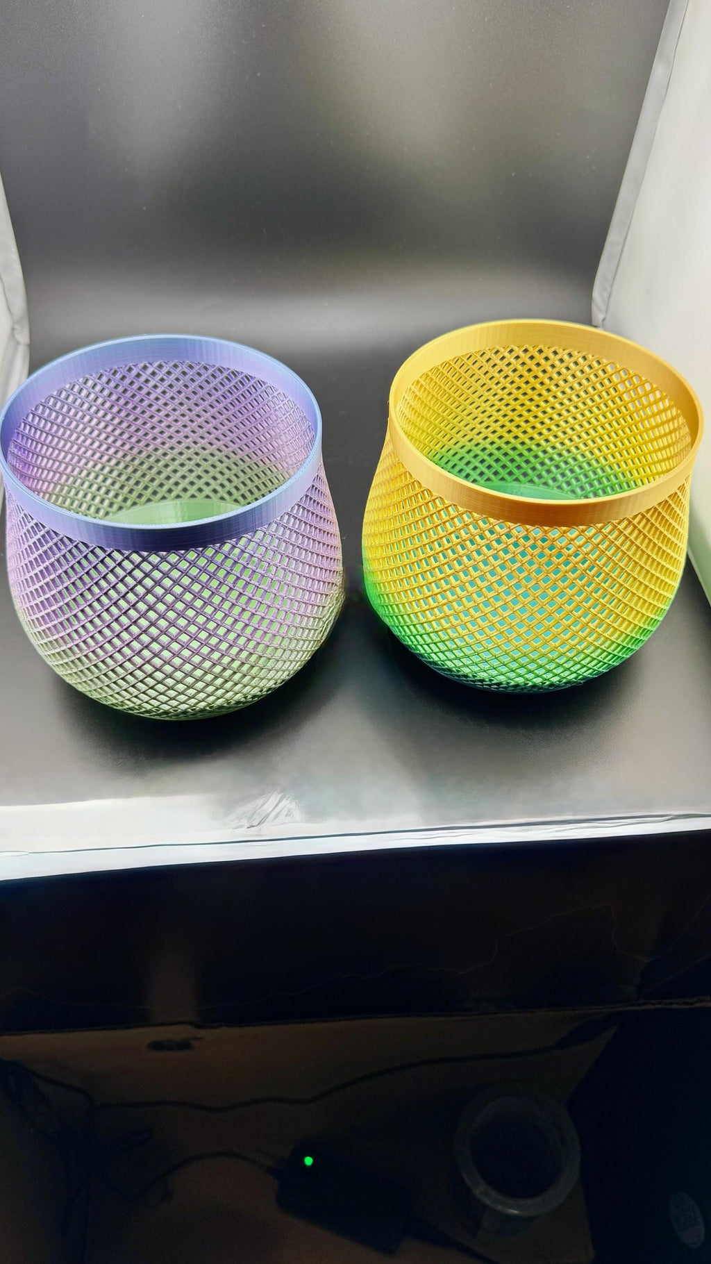 Wide mouth, small mesh Orchid Pot.