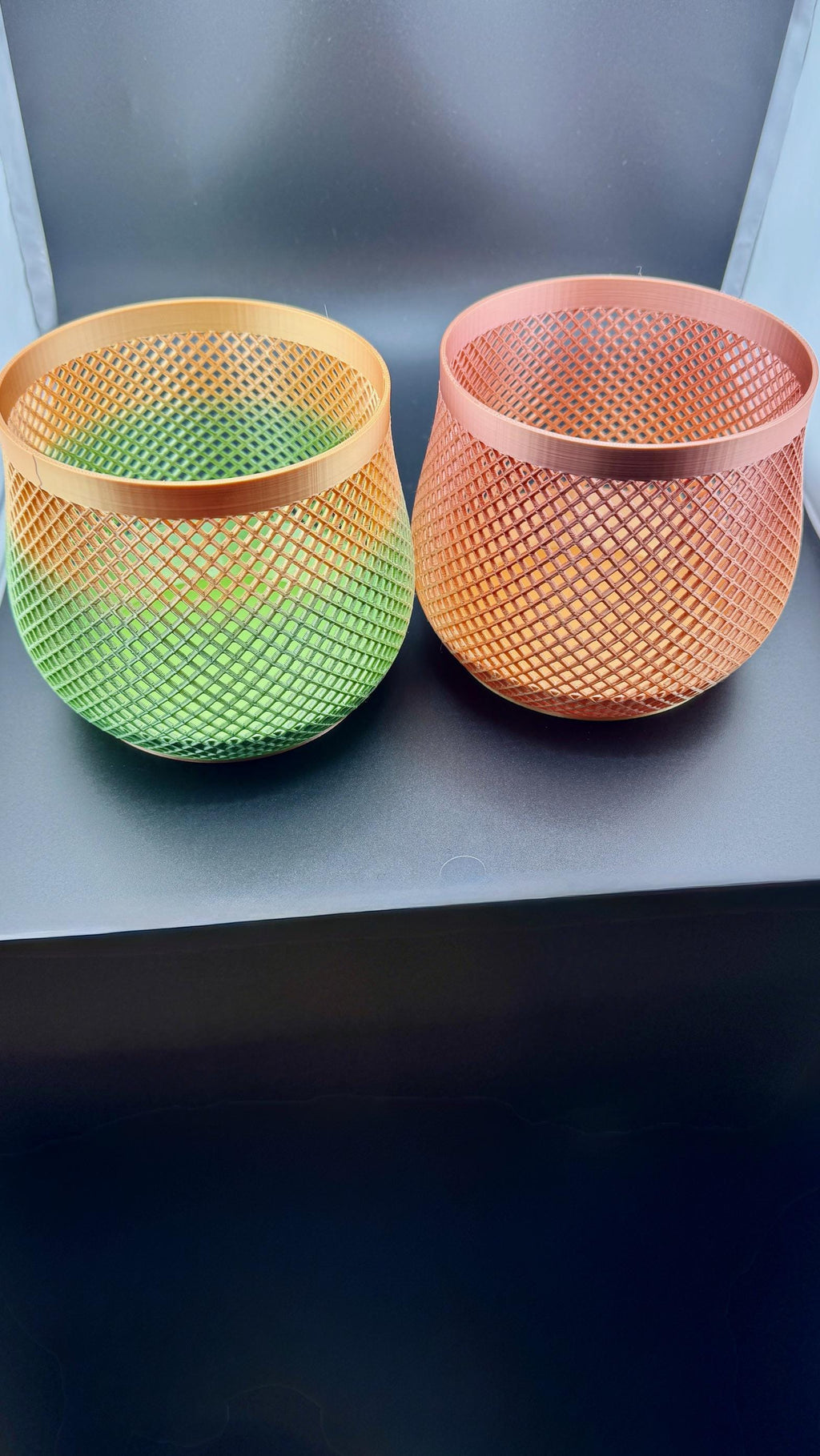 Wide mouth, small mesh Orchid Pot.