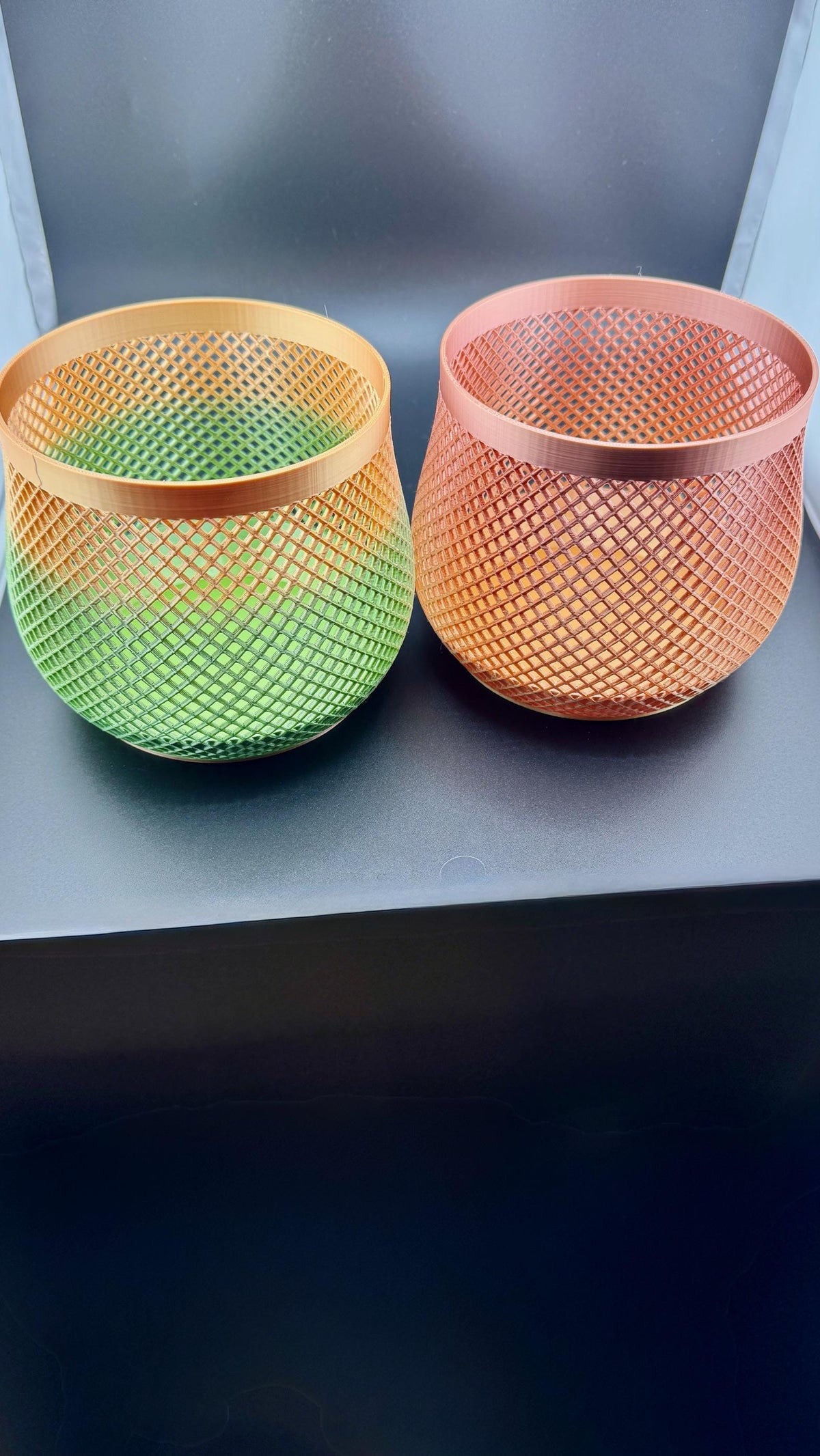 Wide mouth, small mesh Orchid Pot.