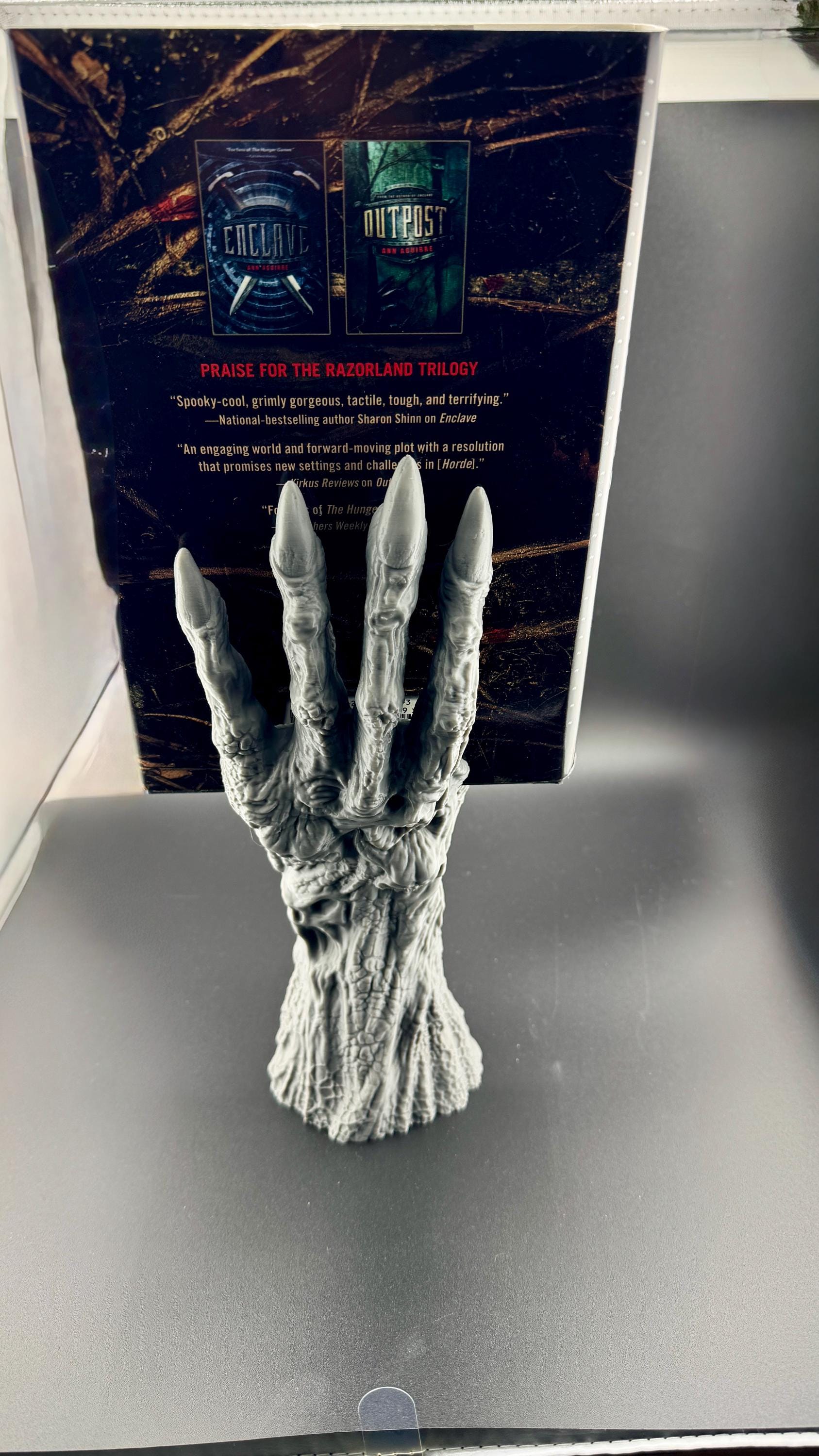 Death's Grasp Book Holder, Fantasy Loves, Book Lovers, CraftyKid3D