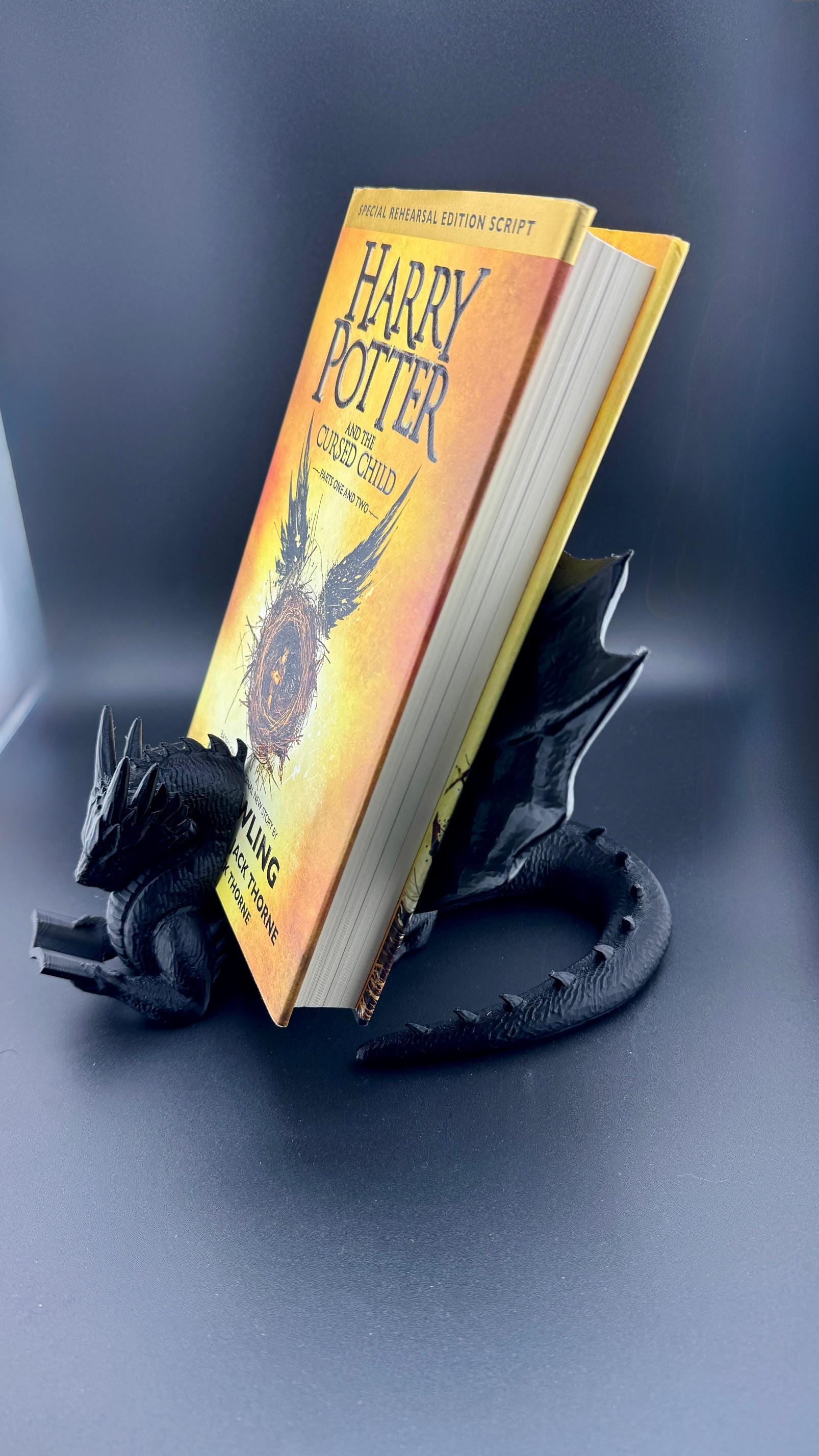 Book Wyrm Display, Scholarly Dragon, Fantasy, Book Lovers, Dragon Theme, Craftykid3D