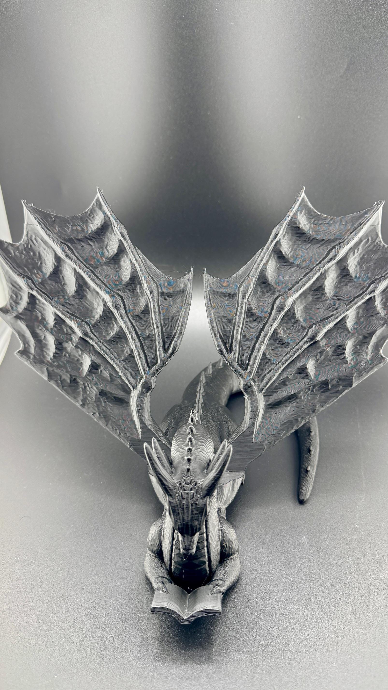 Book Wyrm Display, Scholarly Dragon, Fantasy, Book Lovers, Dragon Theme, Craftykid3D