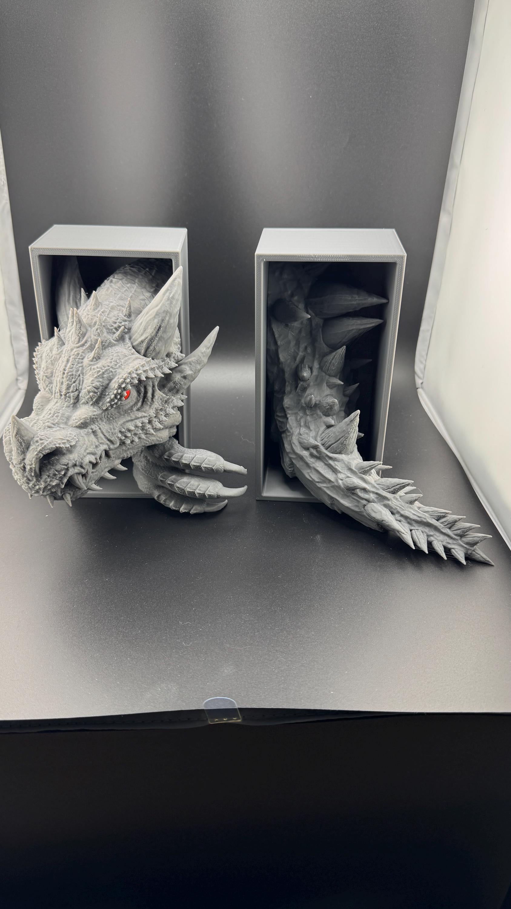 Dragon Emerging Book Nook, Fantasy, Dragon, Book Lovers