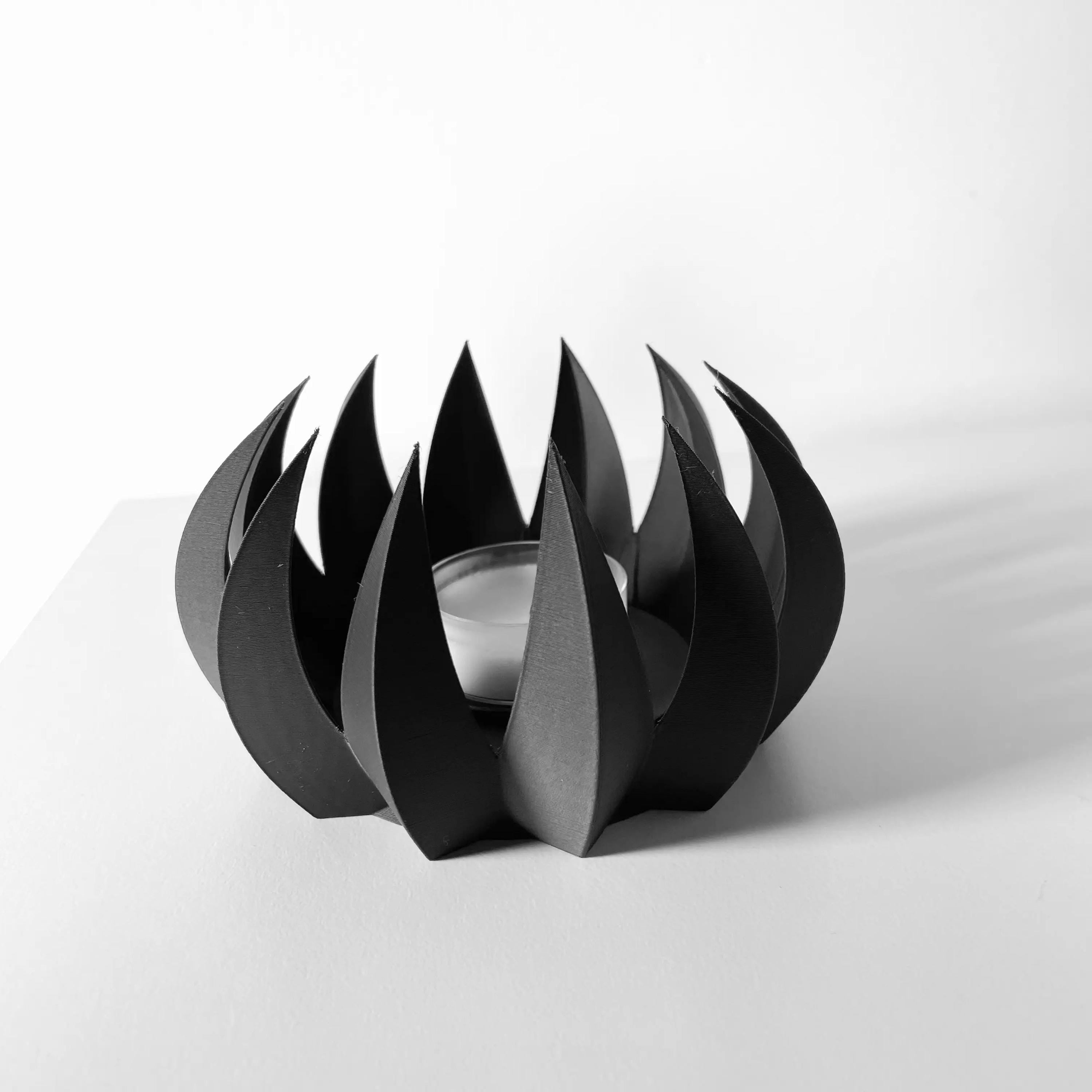 Yaro Candle Holder, Tealight holder, tabletop, decorative, stylish, home decor, modern, fireplace mantle, Candles, lights,