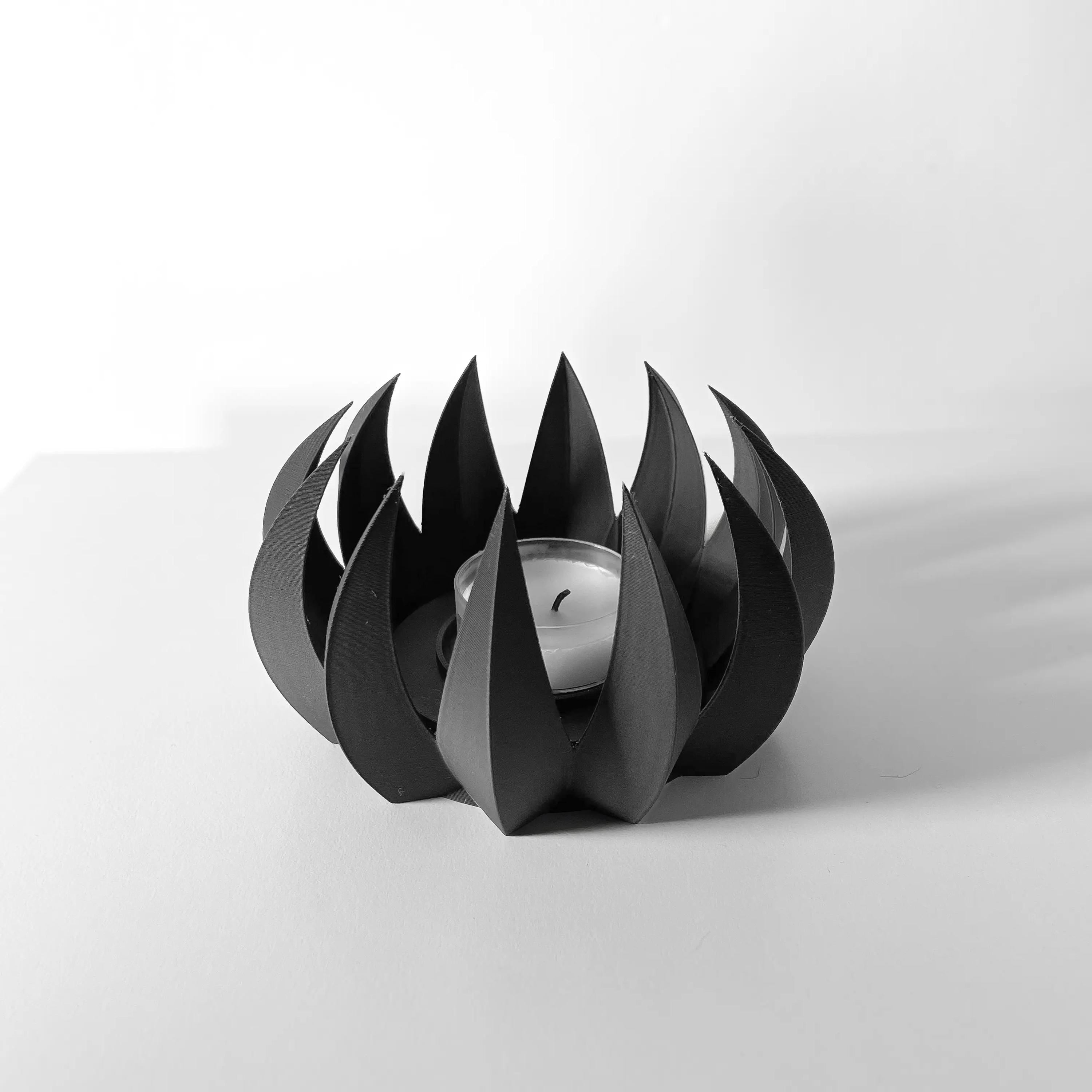 Yaro Candle Holder, Tealight holder, tabletop, decorative, stylish, home decor, modern, fireplace mantle, Candles, lights,