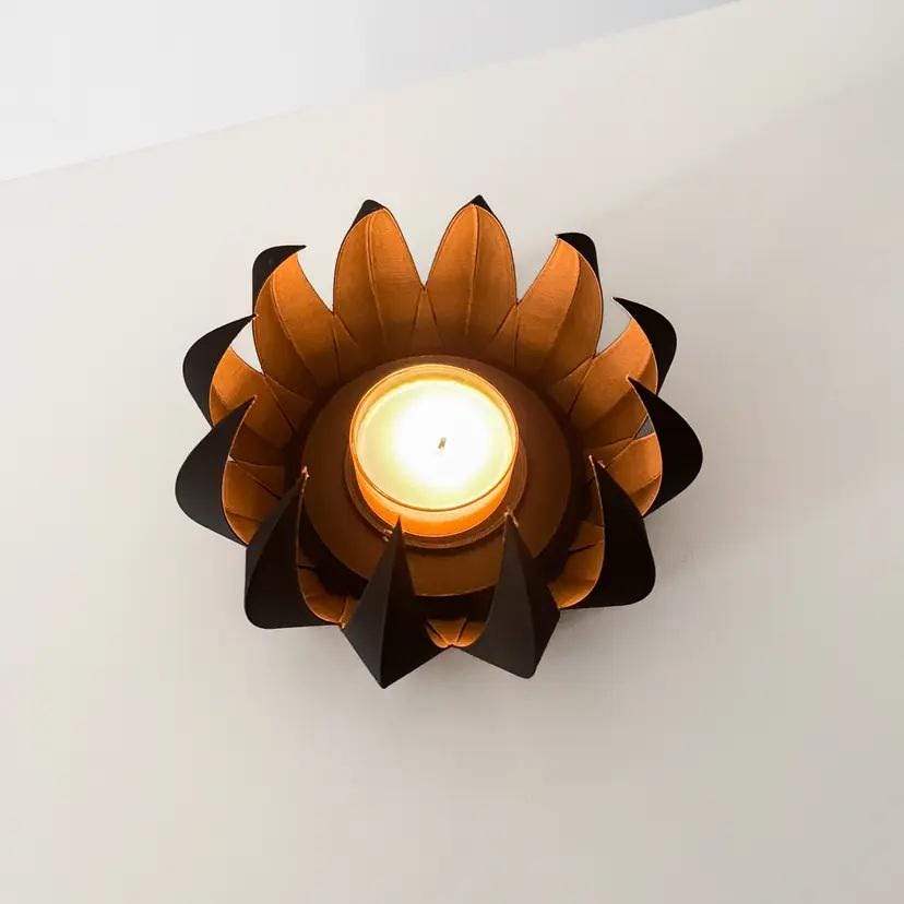 Yaro Candle Holder, Tealight holder, tabletop, decorative, stylish, home decor, modern, fireplace mantle, Candles, lights,