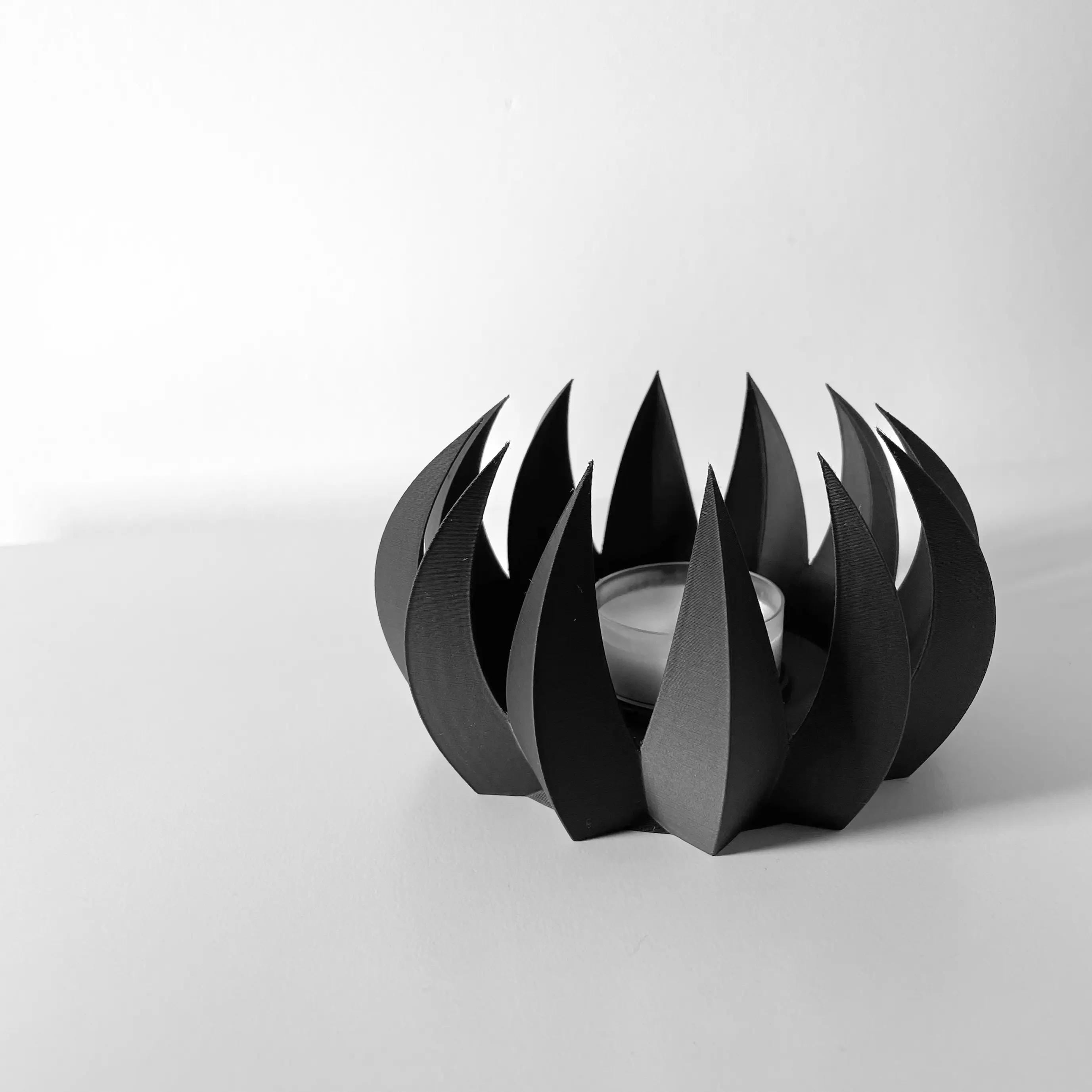 Yaro Candle Holder, Tealight holder, tabletop, decorative, stylish, home decor, modern, fireplace mantle, Candles, lights,