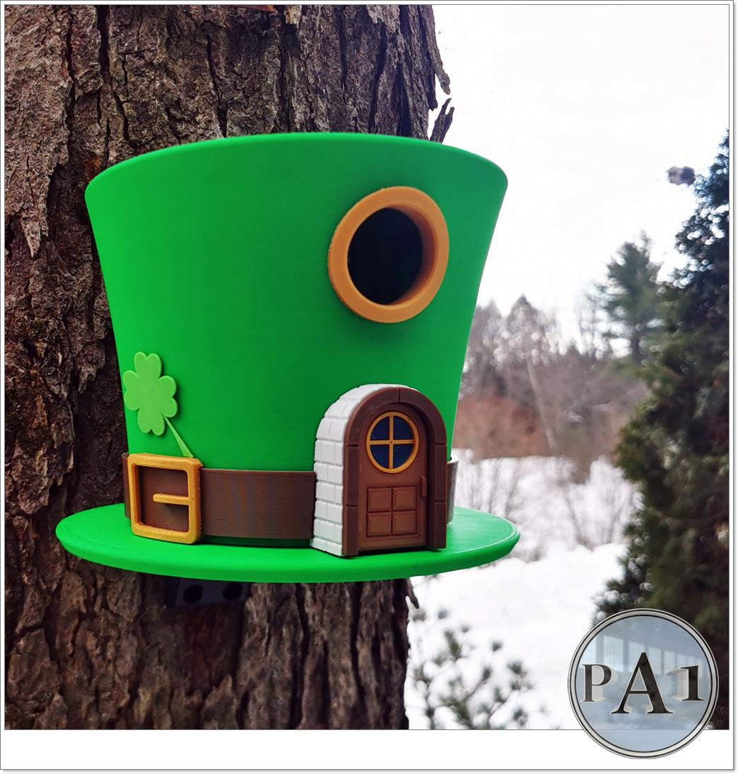 Leprechaun Hat Birdhouse, Birdhouses, The Luck of the Irish