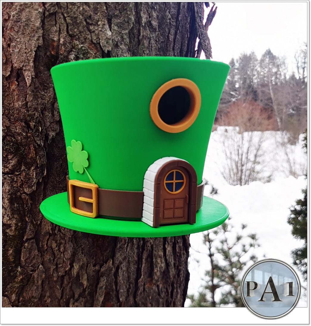 Leprechaun Hat Birdhouse, Birdhouses, The Luck of the Irish