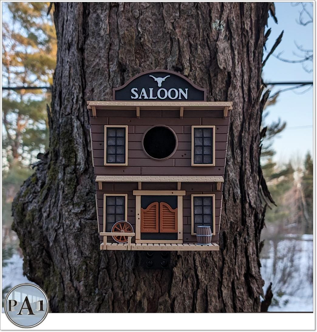 Western Saloon Birdhouse