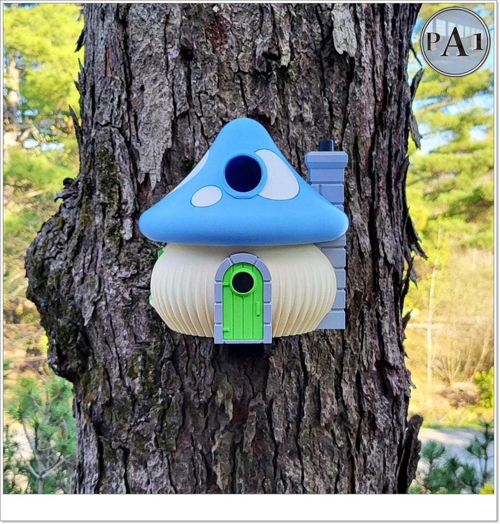 Mushroom Birdhouse
