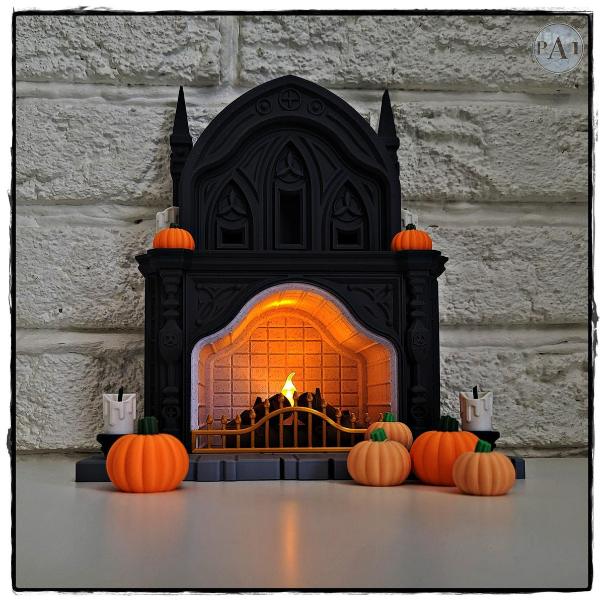 Gothic Tealight Fireplace