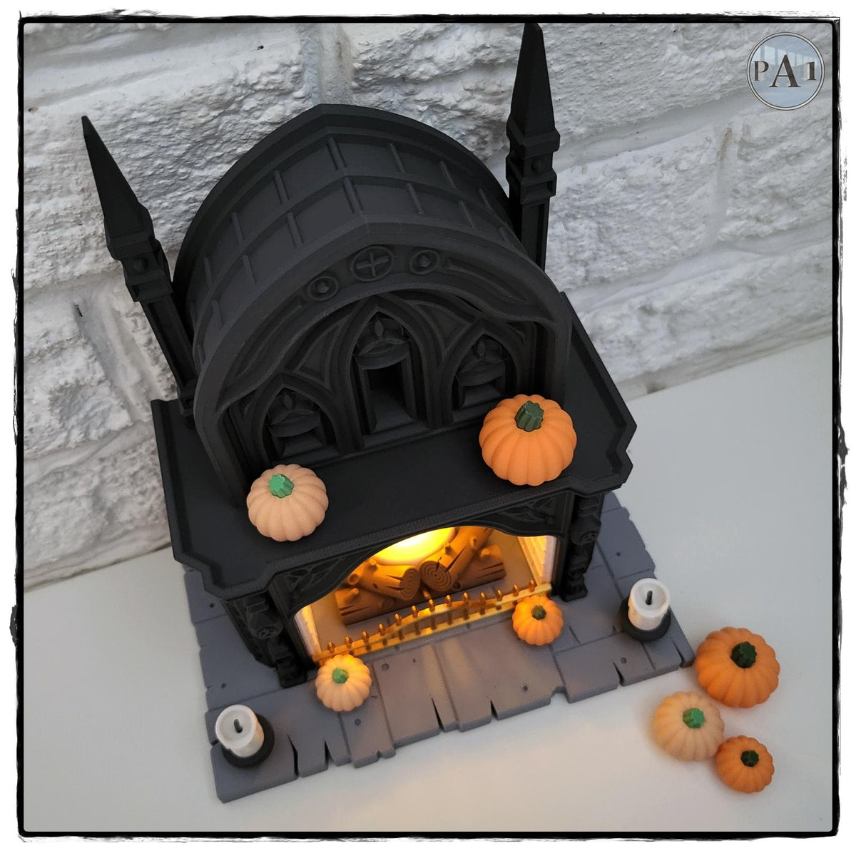 Gothic Tealight Fireplace