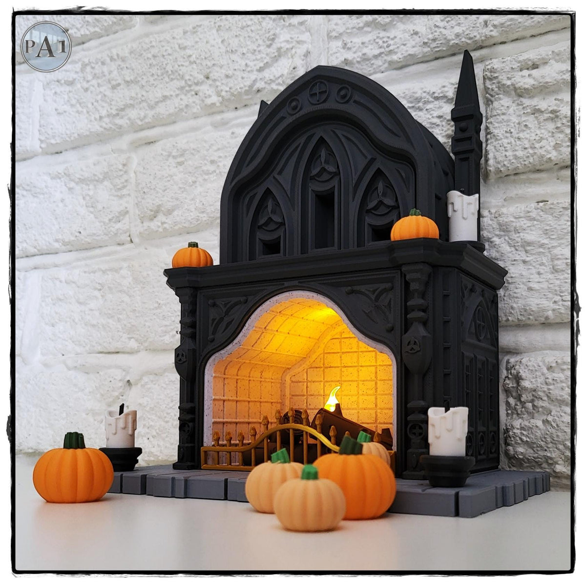 Gothic Tealight Fireplace