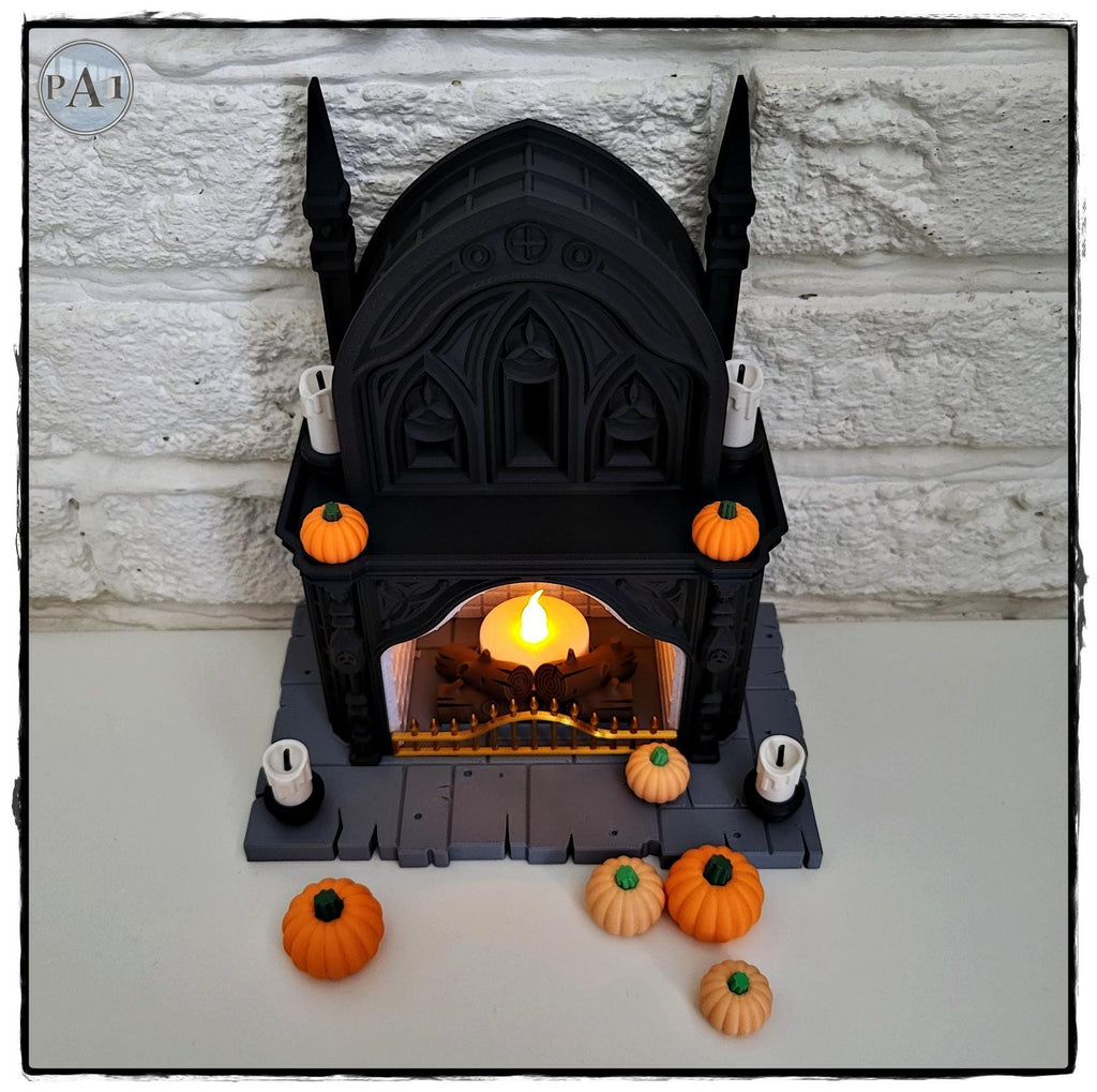 Gothic Tealight Fireplace