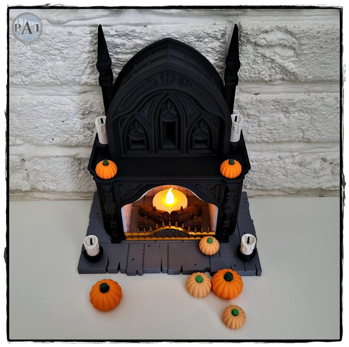 Gothic Tealight Fireplace