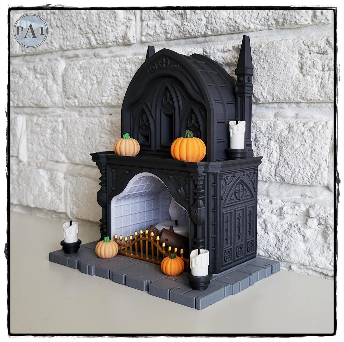 Gothic Tealight Fireplace