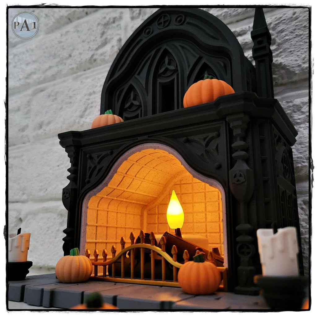 Gothic Tealight Fireplace