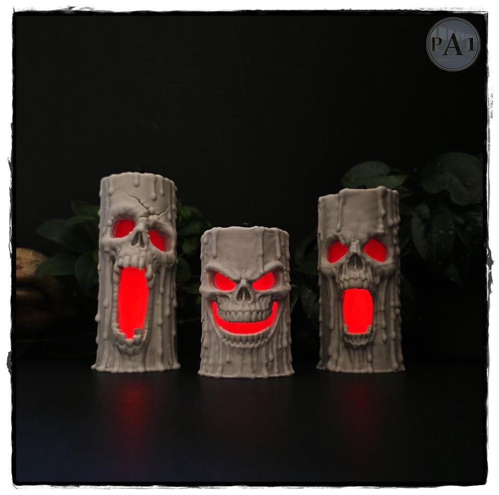 Ash, Dash, and Nash Spooky Candles