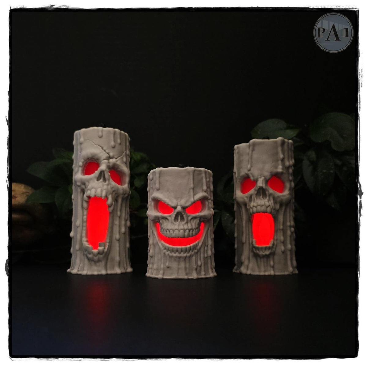 Ash, Dash, and Nash Spooky Candles