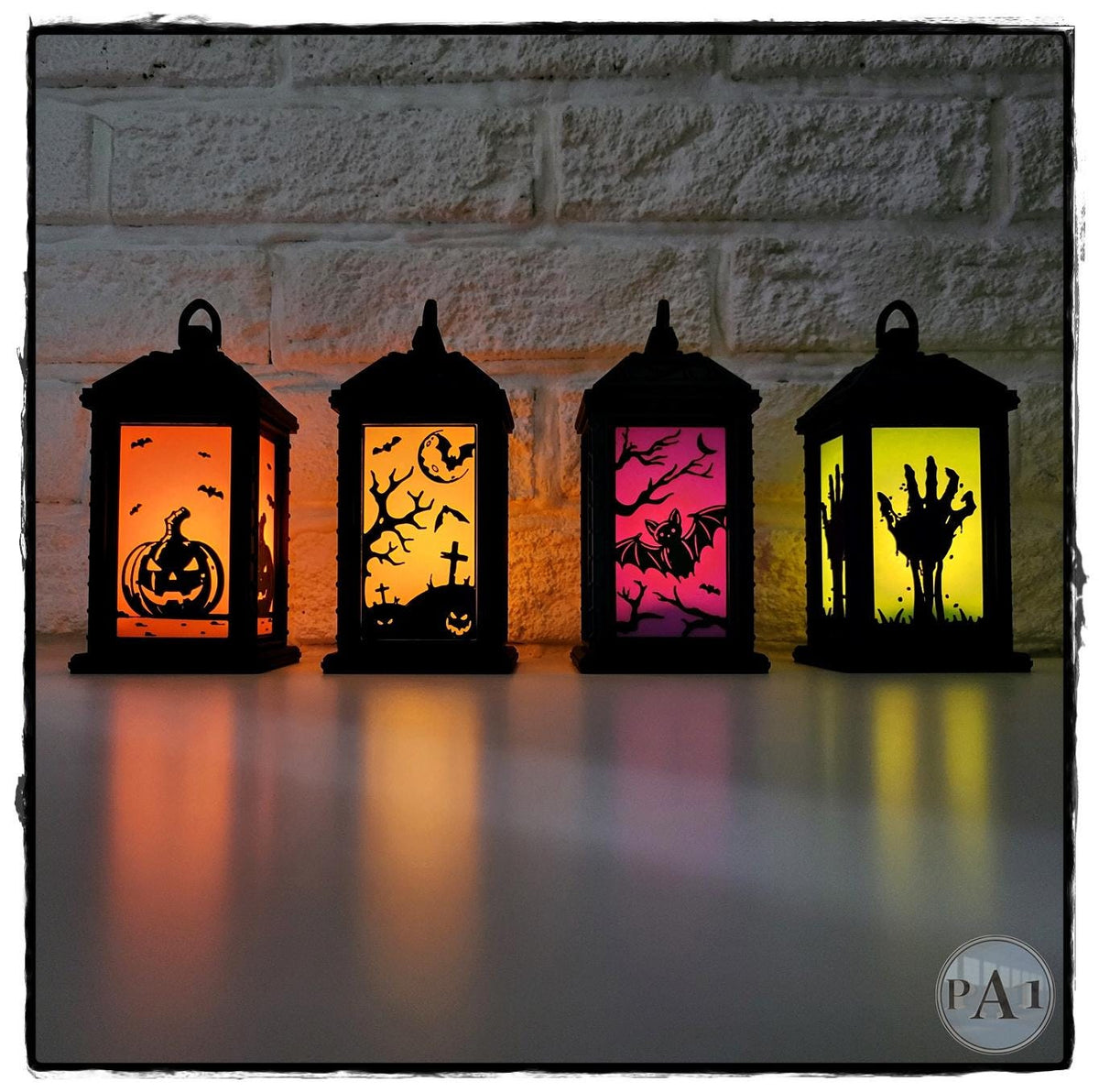 Spooky Halloween Tealight Lanterns