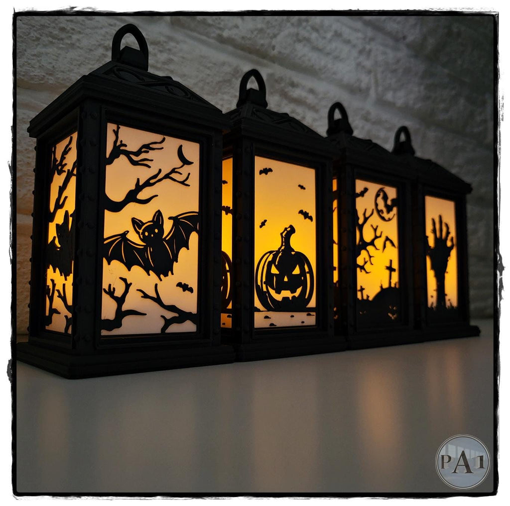 Spooky Halloween Tealight Lanterns