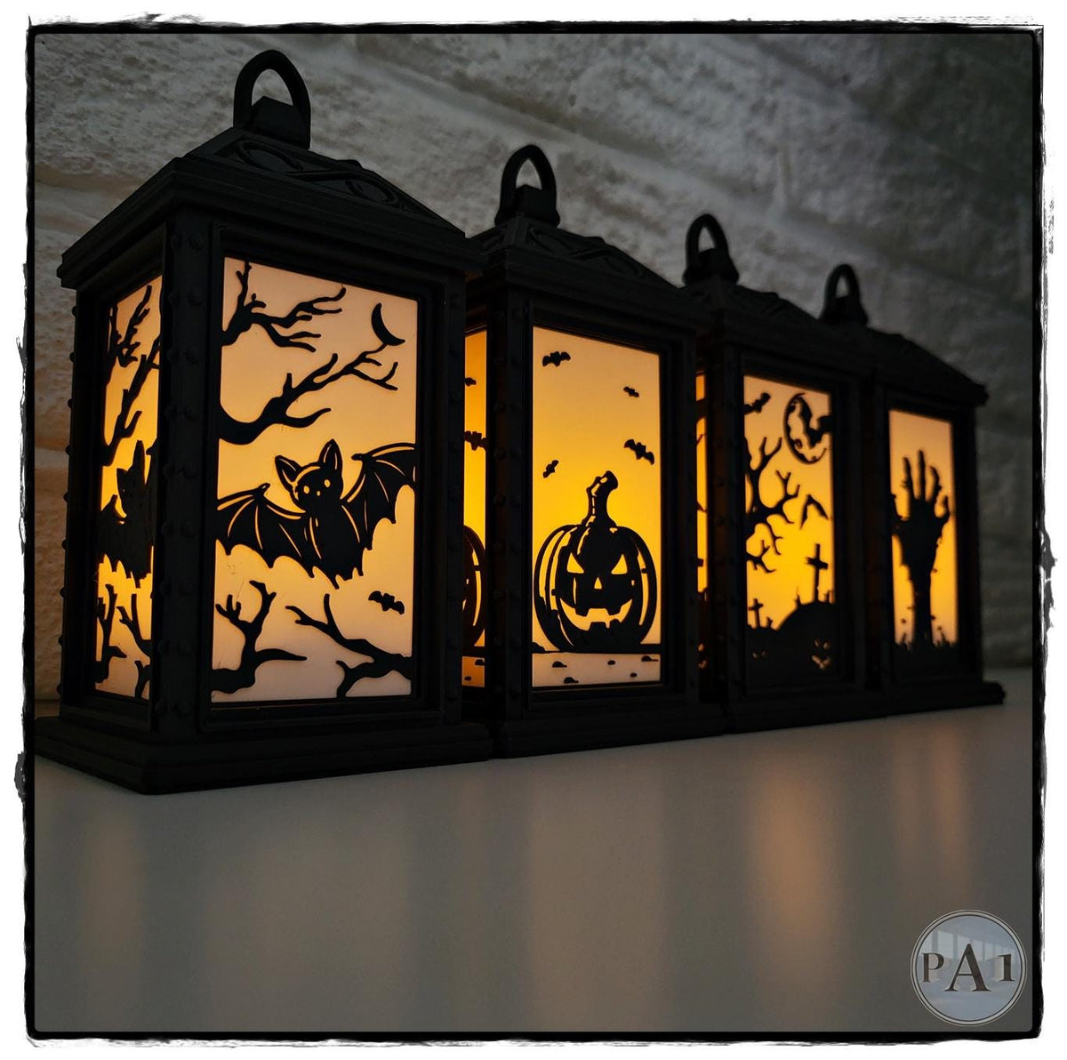 Spooky Halloween Tealight Lanterns