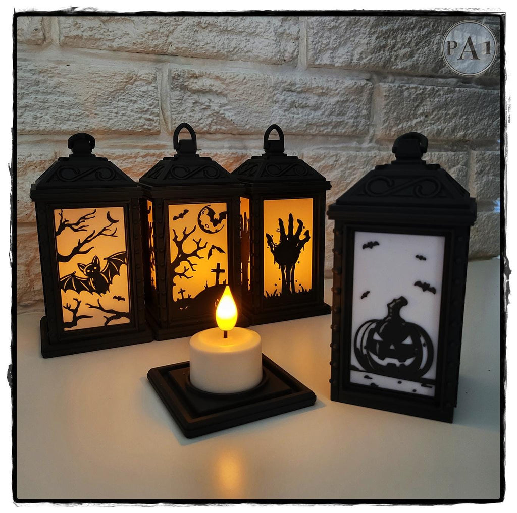 Spooky Halloween Tealight Lanterns