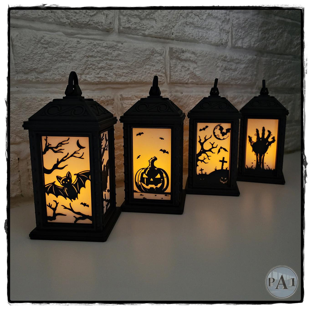 Spooky Halloween Tealight Lanterns