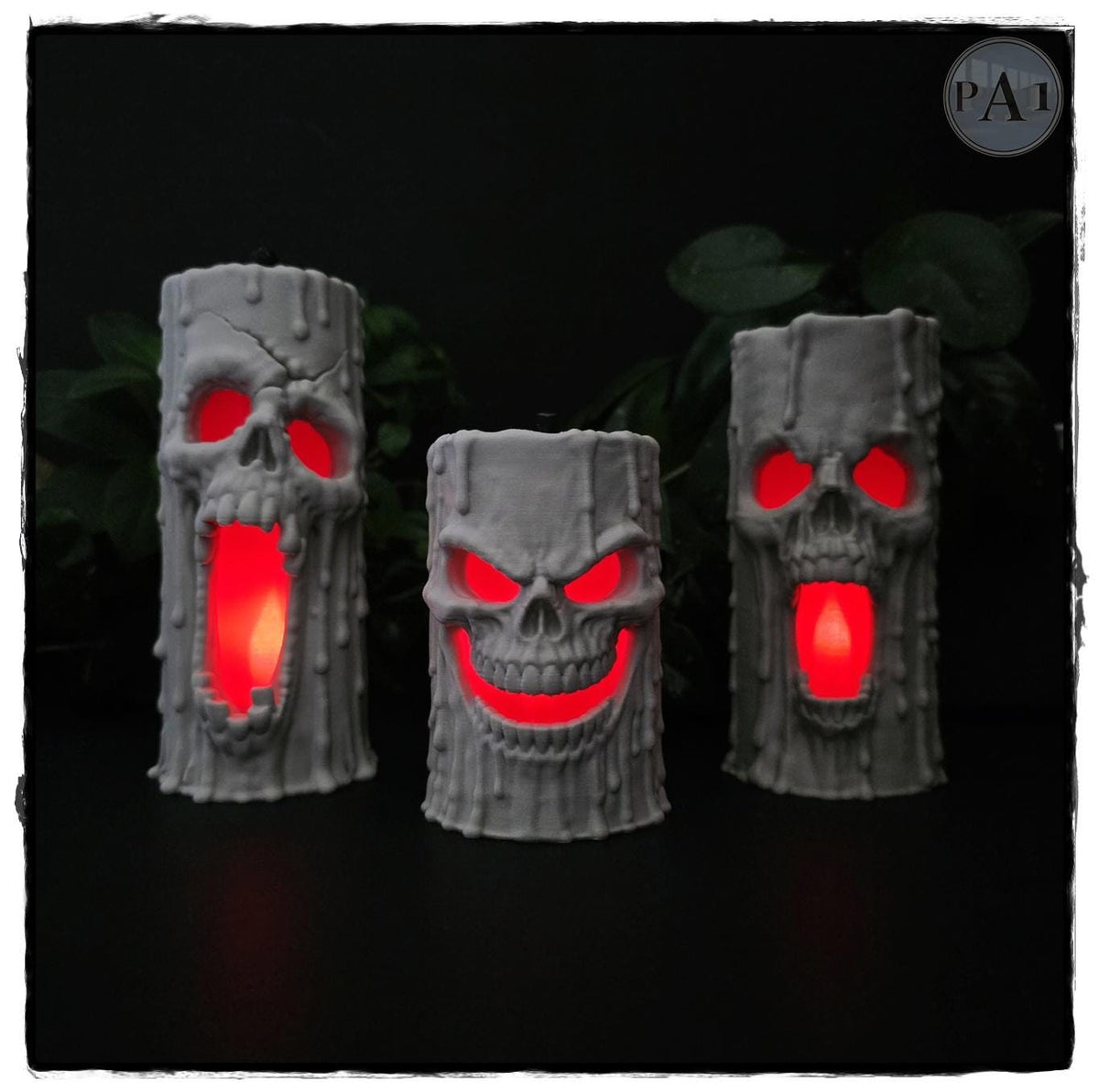 Ash, Dash, and Nash Spooky Candles